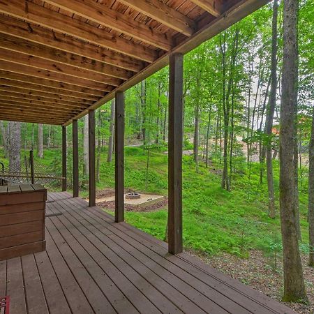 Pinot And Pine Chic Log Cabin About 5 Mi To Blue Ridge Esterno foto