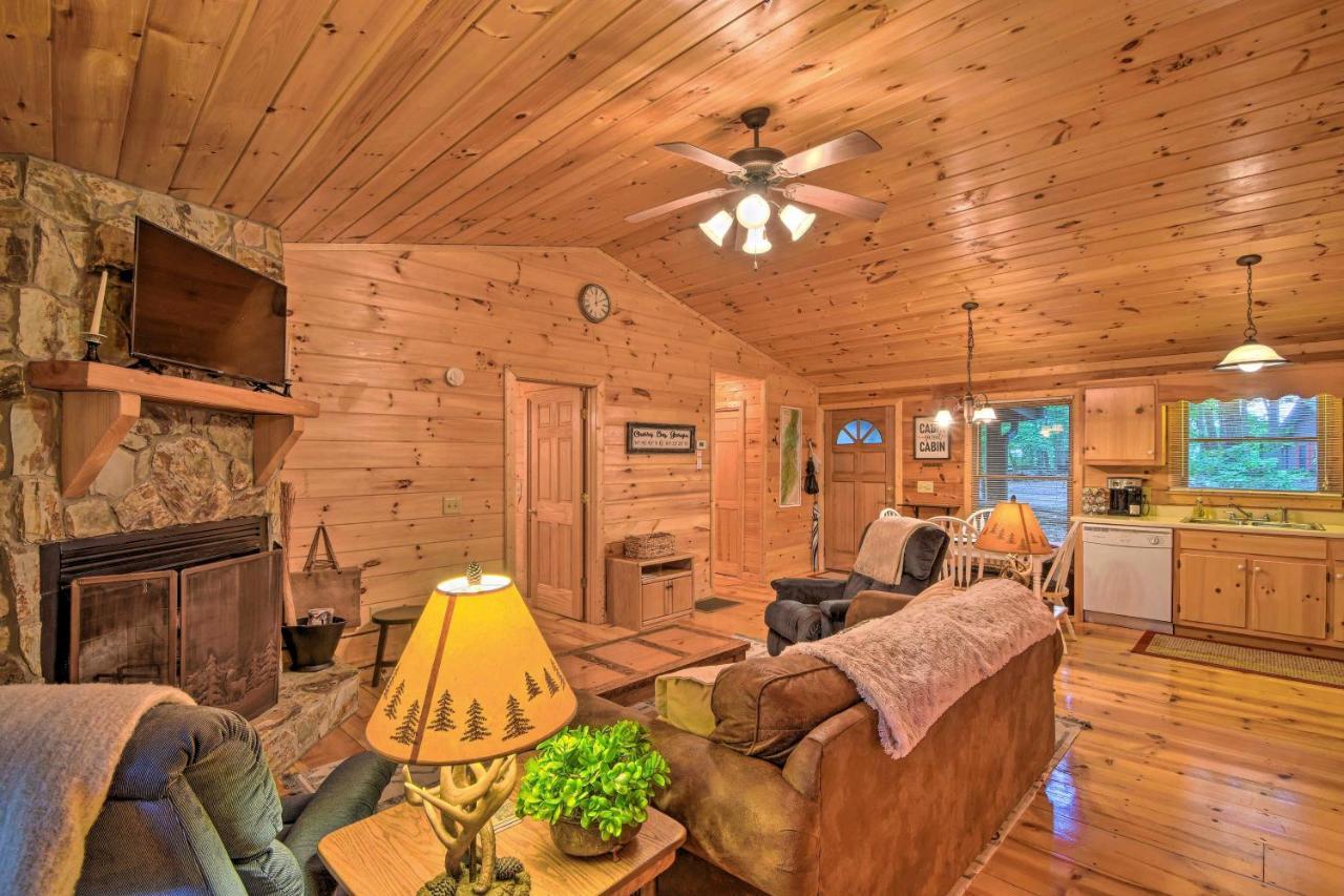 Pinot And Pine Chic Log Cabin About 5 Mi To Blue Ridge Esterno foto