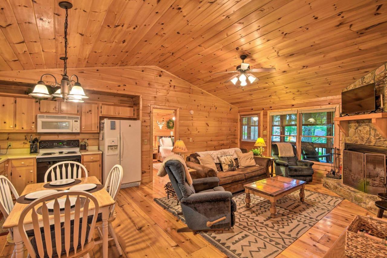 Pinot And Pine Chic Log Cabin About 5 Mi To Blue Ridge Esterno foto