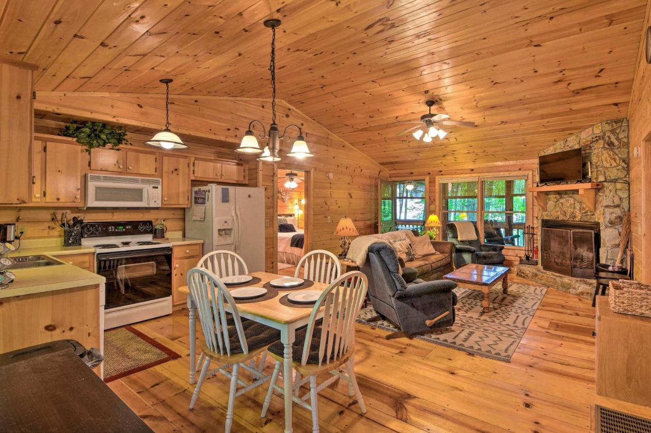 Pinot And Pine Chic Log Cabin About 5 Mi To Blue Ridge Esterno foto