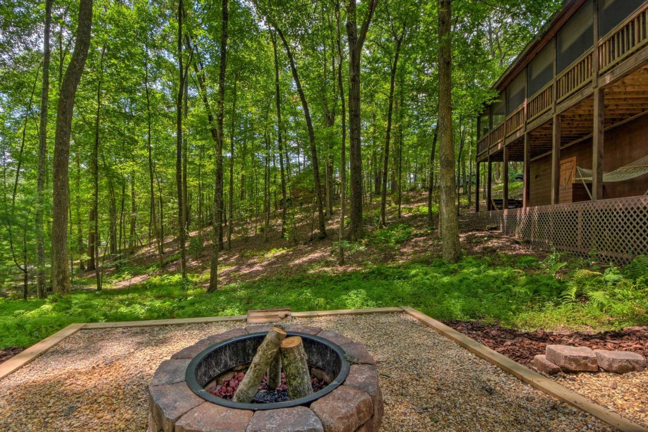 Pinot And Pine Chic Log Cabin About 5 Mi To Blue Ridge Esterno foto