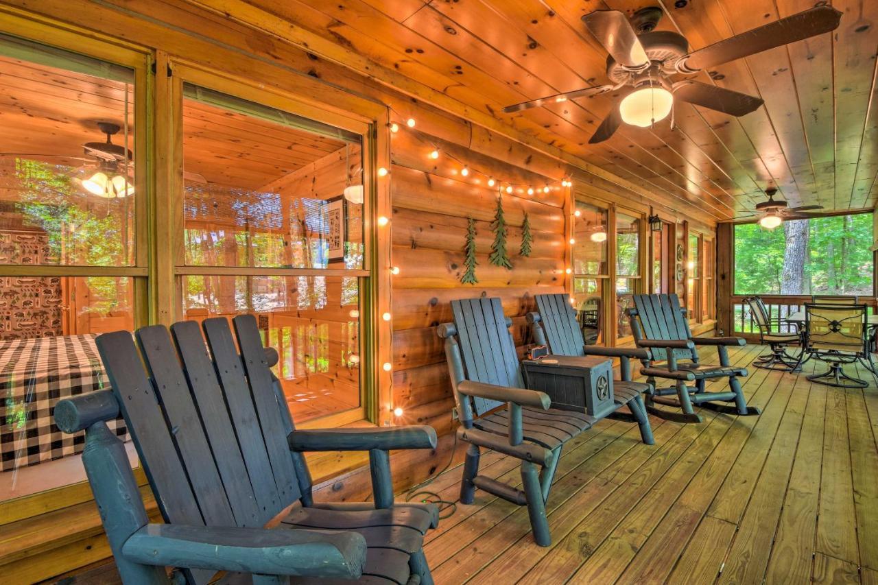Pinot And Pine Chic Log Cabin About 5 Mi To Blue Ridge Esterno foto