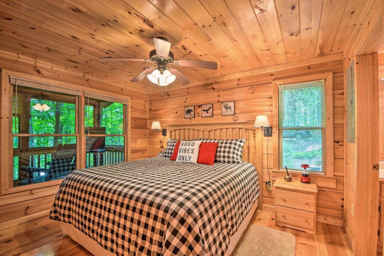 Pinot And Pine Chic Log Cabin About 5 Mi To Blue Ridge Esterno foto