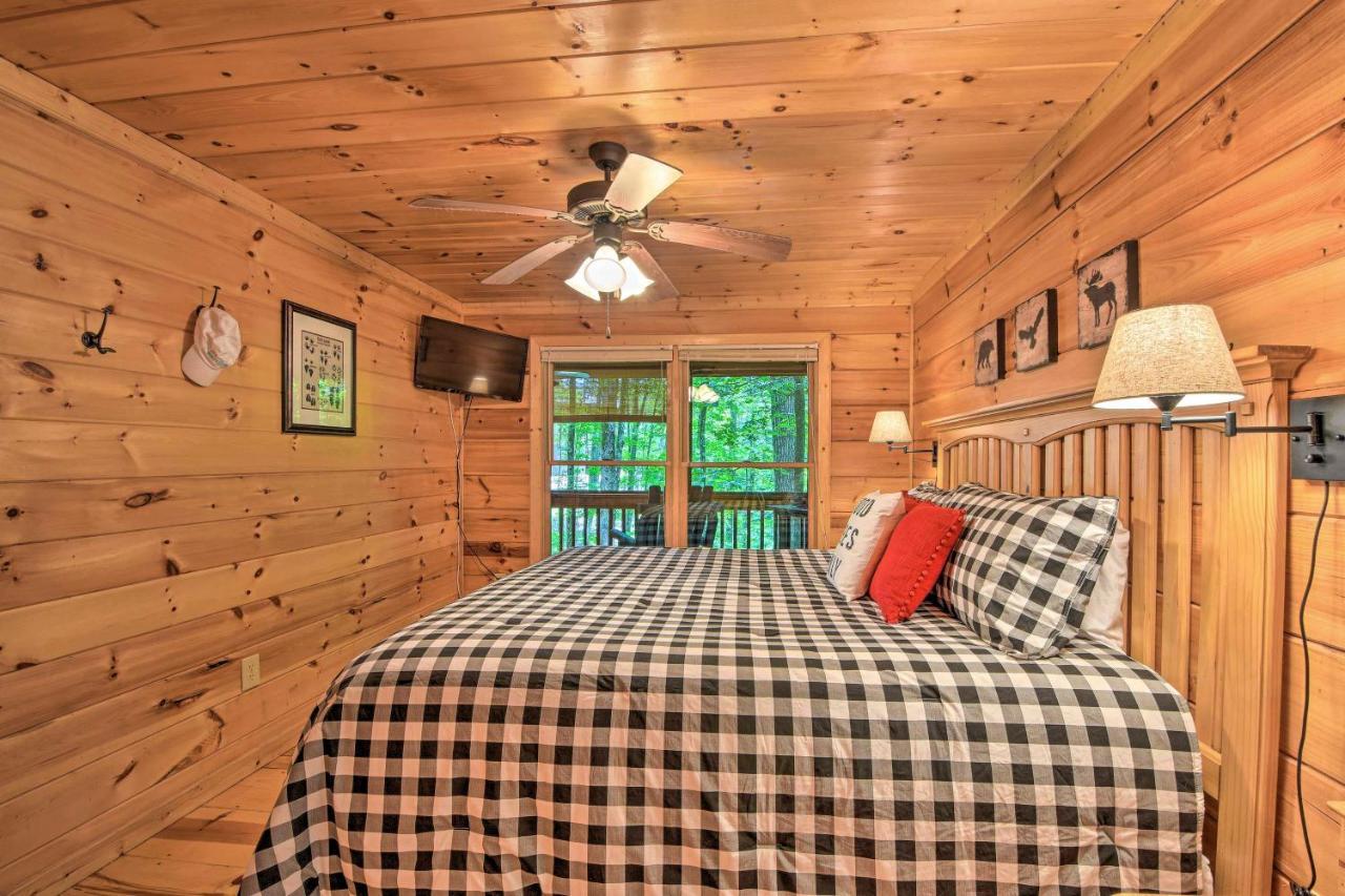 Pinot And Pine Chic Log Cabin About 5 Mi To Blue Ridge Esterno foto