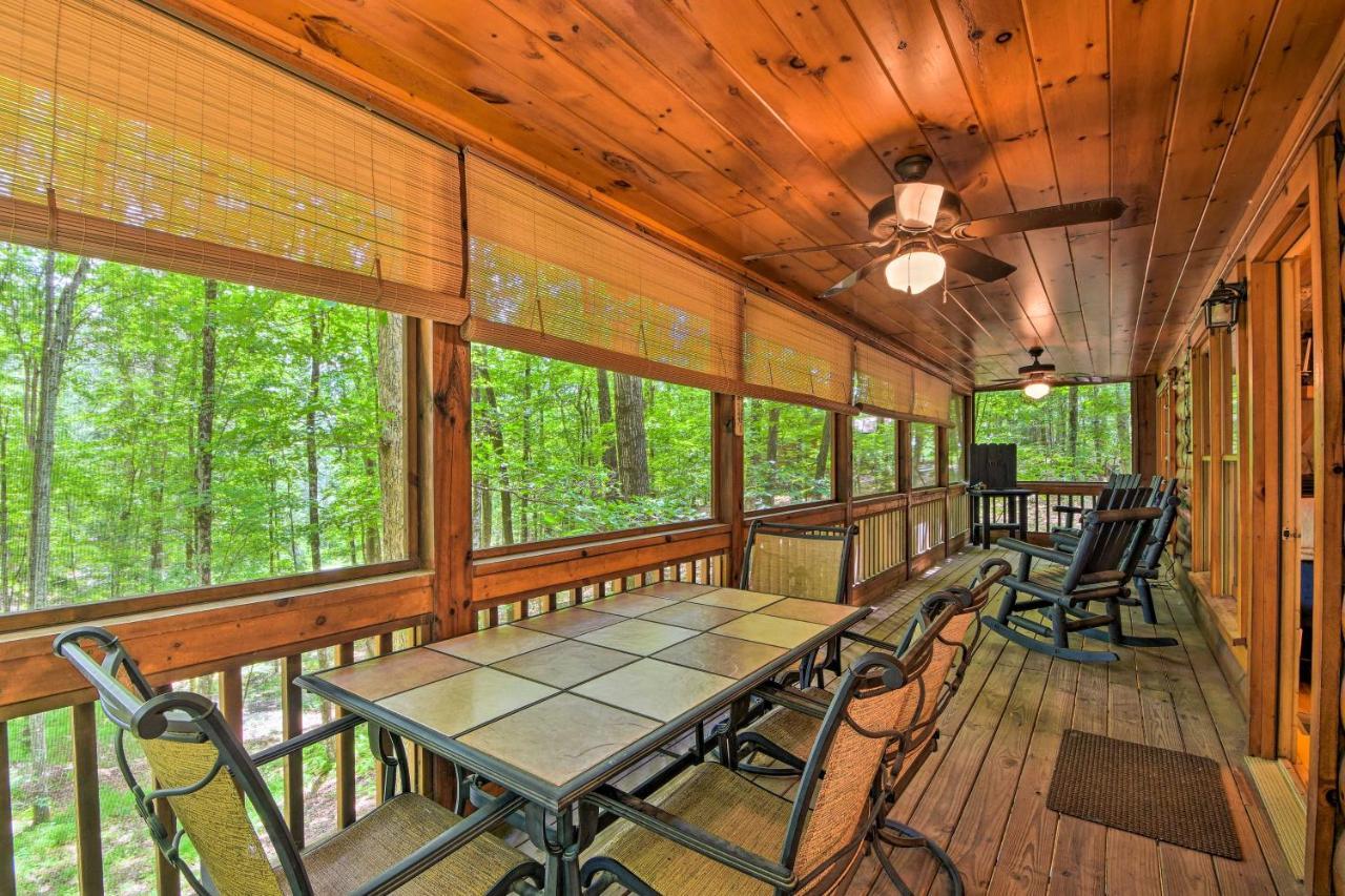 Pinot And Pine Chic Log Cabin About 5 Mi To Blue Ridge Esterno foto