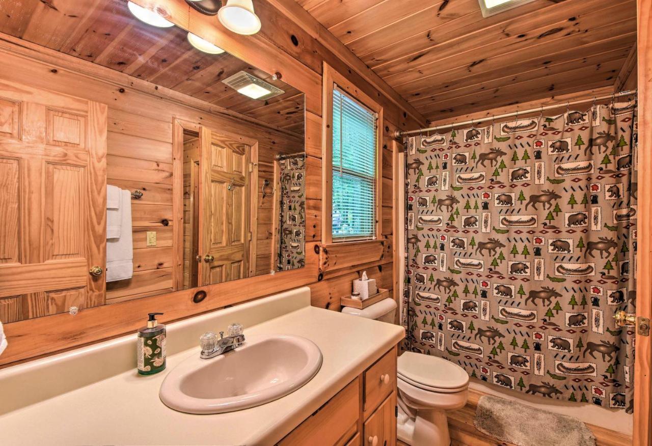 Pinot And Pine Chic Log Cabin About 5 Mi To Blue Ridge Esterno foto